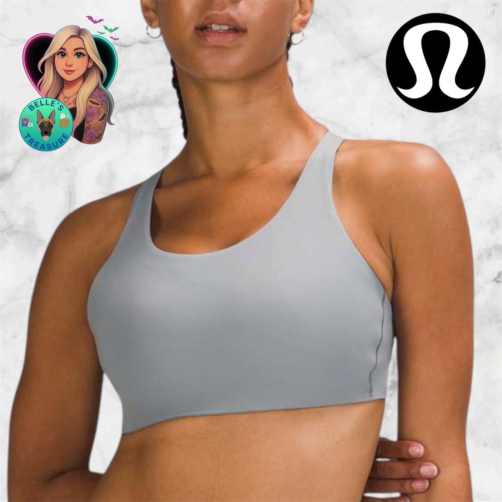 Lululemon Lululemon Energy Bra High Support Rhino Gray 34DDD Running Sports